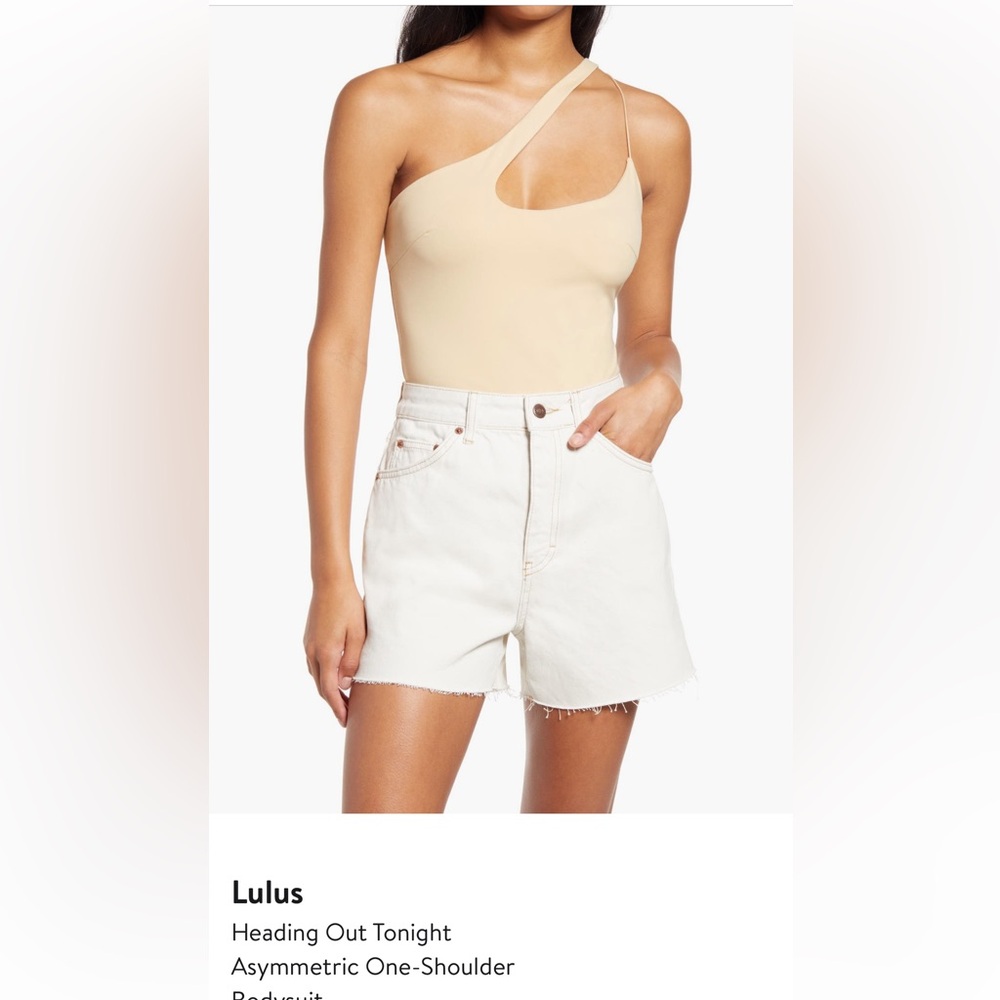 Lulus asymmetrical body suit XS